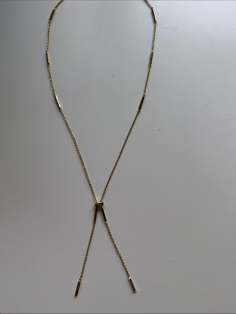 Kendra Scott Gold Y-Style Slide Necklace - Women Jewelry